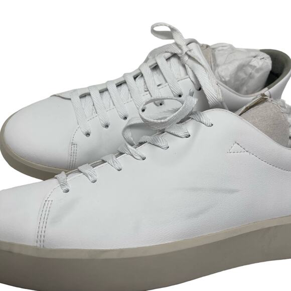 Everlane The ReLeather Tennis Shoe White Size 11.5 NEW - Picture 9 of 11
